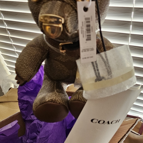Coach Brown Bear Keychain - Picture 4 of 4